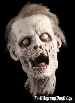 "Zombie Head" HD Studios Halloween Prop -The Horror Dome Store zombie head hd studios halloween prop 28845775028272
