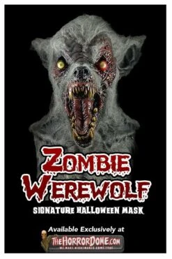 "Zombie Werewolf" HD Studios Pro Mask -The Horror Dome Store zombie werewolf hd studios pro halloween mask 28756069548080