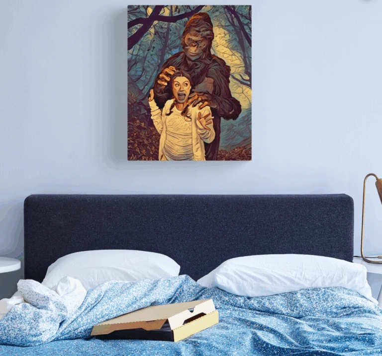 The Horror Dome Store 28 The Horror Dome Store -The Horror Dome Store bigfoot canvas print 29934367080496 768x717 1