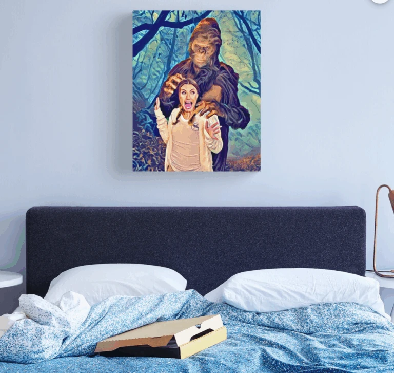 The Horror Dome Store 26 The Horror Dome Store -The Horror Dome Store bigfoot canvas print 29934367146032 768x726 1